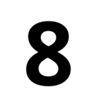 数字（日付•時間の単位も）（個別スタンプ：9）