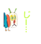 デカ文字 手描きほっこり絵と写真 猫犬魚（個別スタンプ：15）