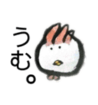 デカ文字 手描きほっこり絵と写真 猫犬魚（個別スタンプ：18）