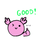 ウーパールーパー子（個別スタンプ：8）