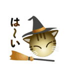 猫の日ごろ13 サビネコのハロウィン（個別スタンプ：5）