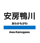 内房線の駅名スタンプ（個別スタンプ：32）