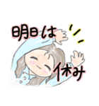 毎日にこにこおしゃれ女子のHappy Day♡（個別スタンプ：6）