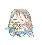 毎日にこにこおしゃれ女子のHappy Day♡（個別スタンプ：8）