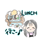 毎日にこにこおしゃれ女子のHappy Day♡（個別スタンプ：9）