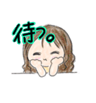 毎日にこにこおしゃれ女子のHappy Day♡（個別スタンプ：35）