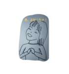 女性キャラの表情いろいろ（個別スタンプ：2）
