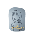 女性キャラの表情いろいろ（個別スタンプ：5）