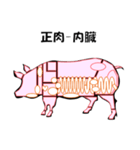 【豚】部位-正肉-内臓（個別スタンプ：4）