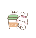 動く▷あまくて可愛い♡ちびうさちCafe（個別スタンプ：20）