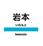 上越線の駅名スタンプ（個別スタンプ：10）