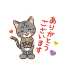 うちのこ猫スタンプ01 サバトラ（個別スタンプ：5）