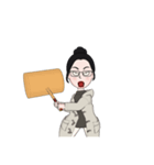 メガネっこライフ①（個別スタンプ：3）