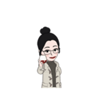 メガネっこライフ①（個別スタンプ：13）