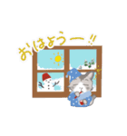 トパーズと仲間たちの秋冬挨拶／ねこ・ネコ（個別スタンプ：13）