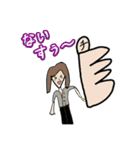 僕の彼女の落書きスタンプ9..（個別スタンプ：11）