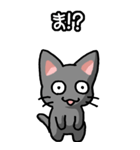 ねここねこ その1 黒（日常会話用）（個別スタンプ：13）