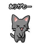 ねここねこ その1 黒（日常会話用）（個別スタンプ：31）