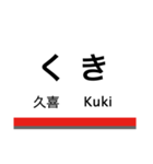 伊勢崎線(東武動物公園-伊勢崎)+αの駅名（個別スタンプ：3）