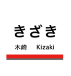 伊勢崎線(東武動物公園-伊勢崎)+αの駅名（個別スタンプ：21）