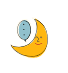 太陽月雲のスタンプsun＆moon＆cloud（個別スタンプ：32）