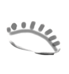 ごはん絵文字 「絵文字と顔つき」（個別スタンプ：2）