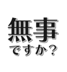 でか文字【安否確認】（個別スタンプ：2）