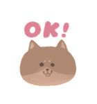 かわいいイヌ！毎日使える♪（個別スタンプ：1）