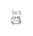 ねこと字（個別スタンプ：15）