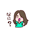 long long hair（個別スタンプ：1）