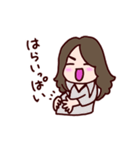 long long hair（個別スタンプ：25）