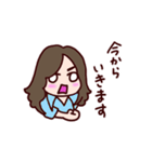 long long hair（個別スタンプ：38）