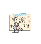 【動く】かわいい付箋メモで敬語あいさつ（個別スタンプ：15）