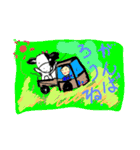 明るく楽しい日常を活きましょう。（個別スタンプ：15）