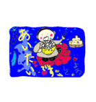明るく楽しい日常を活きましょう。（個別スタンプ：24）