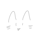 手描きぬこ（個別スタンプ：4）