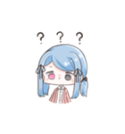 青髪双子の猫柳姉妹（個別スタンプ：9）