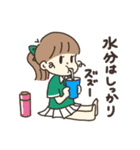 テニスガール＆ボーイ4（個別スタンプ：14）