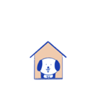 青い子犬4（個別スタンプ：6）