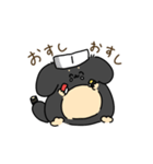 おもちみたいなダックスフンド（個別スタンプ：24）