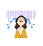 バケットハット女子（個別スタンプ：9）