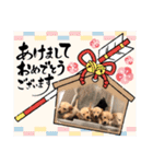 コア＆三四郎 秋冬イベントスタンプ（個別スタンプ：18）