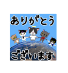 イエネコ いつものおしゃペリ（個別スタンプ：32）