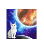 宇宙猫①（個別スタンプ：17）