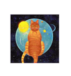 宇宙猫①（個別スタンプ：28）
