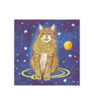 宇宙猫①（個別スタンプ：36）