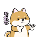 柴犬ゆりちゃん 文字ありスタンプ 犬の日（個別スタンプ：23）