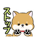 柴犬ゆりちゃん 文字ありスタンプ 犬の日（個別スタンプ：32）