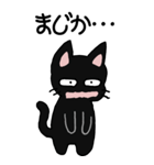 黒猫のたん五郎 その1（日常会話）（個別スタンプ：6）