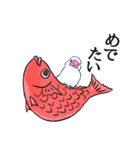 めんこい文鳥3 応援団（個別スタンプ：34）